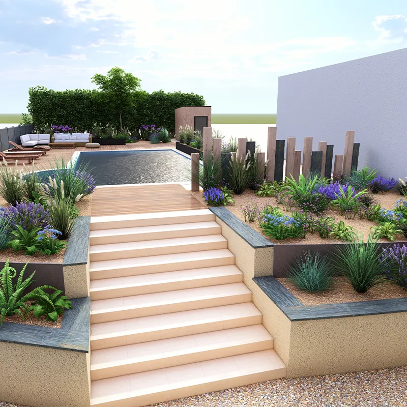 construction de terrasse le tronchet